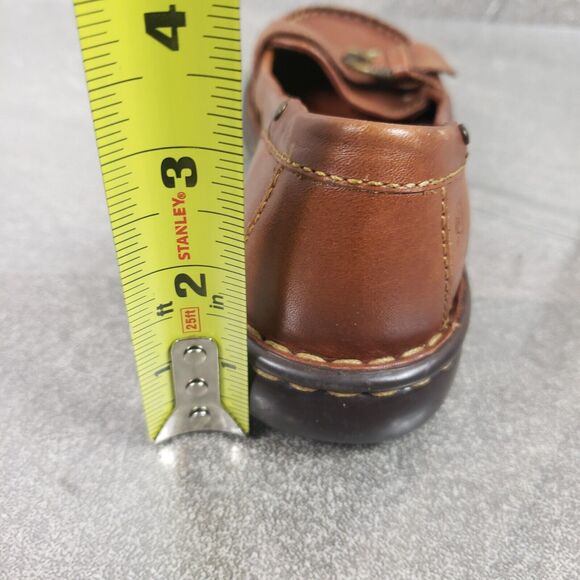 BORN Mindy Leather Buckle Moc Loafer Women's Size 6 / 36.5 Flat Shoes - Picture 10 of 11